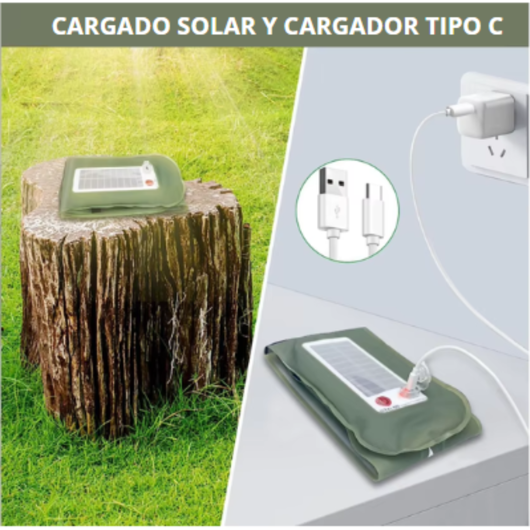 TIRA DE LUZ LED INFLABLE ® Lleva luz a cualquier lugar del mundo.