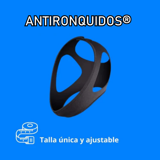 ANTIRONQUIDOS® faja facial contra ronquidos y apnea del sueño