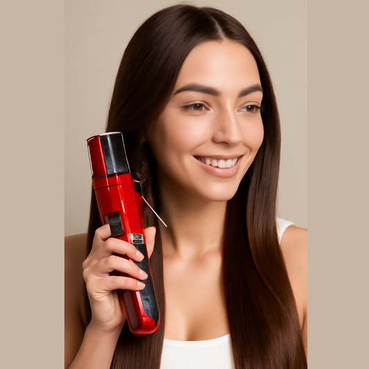 CEPILLO PARA EL CABELLO 3 EN 1 ® te quita la horquilla, el frizz y  revitaliza tu cabello.