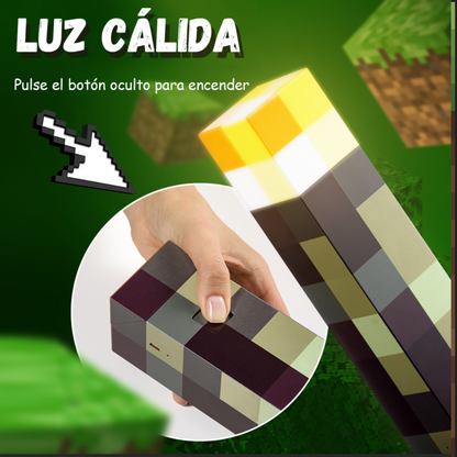 LAMPARA MINECRAFT ® ilumina tus espacios al mejor estilo gamer.