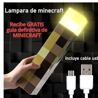 LAMPARA MINECRAFT ® ilumina tus espacios al mejor estilo gamer.