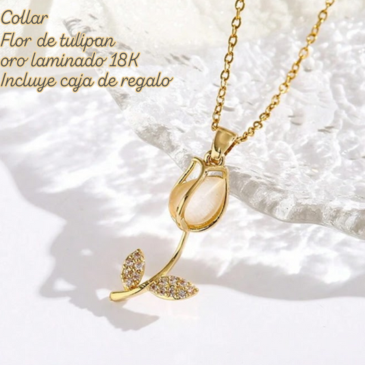 FLOR DE TULIPAN® Collar de lujo | 50% de descuento