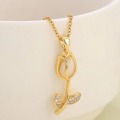 FLOR DE TULIPAN® Collar de lujo | 50% de descuento